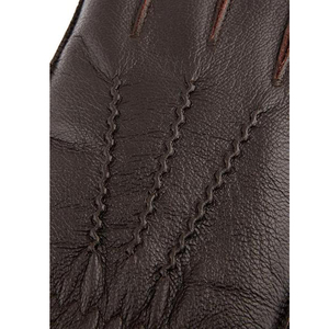 Gants de conduite pour hommes en cuir d'agneau de haute qualité, faits à la main, couleur marron uni, logo personnalisé, USA 2023 - Product Image 5