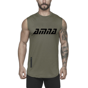 New Design <b>Men</b> <b>Gym</b> Singlet Cotton Made Stringer <b>Vests</b> Made in Pakistan - Product Image 1
