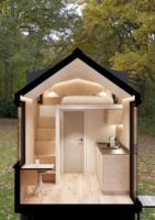 ADAY Maisons conteneurs sur roues en acier