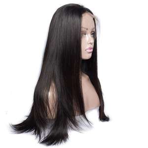 Haute qualité 30 pouces vierge cheveux vietnamiens pleine perruque avant de lacet pour les femmes péruviennes noires Remy Grade non transformés - Product Image 6