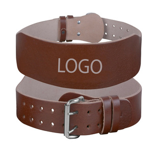 Prix de gros SAAR INDUSTRIES WLB-27 Ceinture de musculation en cuir véritable robuste Tailles personnalisables pour équipement de fitness - Product Image 6