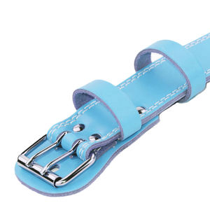 เข็มขัดยกน้ำหนักหนังวัวแท้สำหรับฟิตเนสขี่จักรยานอุปกรณ์ฝึกยิมแบบปรับแต่งได้ - Product Image 4