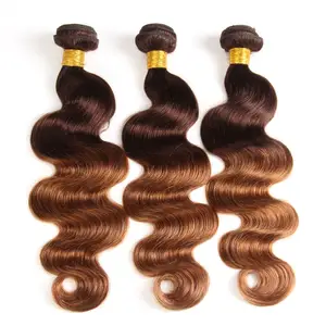 ओरिएंटल द्वारा Ombre रंग का नियमित लहर मानव बाल एक्सटेंशन बाल