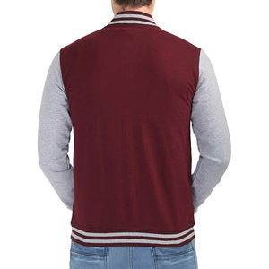 Chaqueta personalizada de alta calidad, chaqueta de béisbol con parches de chenilla, bordada - Product Image 4
