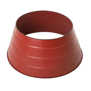 Base Decorativa para Árbol de Navidad, Anillo de Metal Rojo para Árbol, Base Alternativa de Hierro Galvanizado para Decoración de Fiestas, Venta al Por Mayor - Product Image 1
