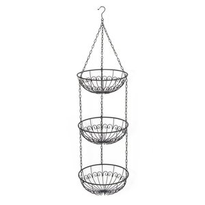 Fruit <b>Basket</b> Metal Wire Wire Fruit <b>Basket</b> 3 Tier Wire Fruit <b>Basket</b> - Product Image 6