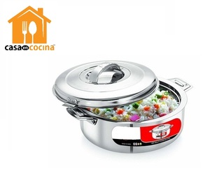 Vente en gros d'usine Articles de cuisine Vaisselle Grande casserole isotherme en acier inoxydable Réchaud alimentaire pour chapati roti - Product Image 3