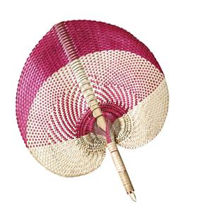 Diversity Design Bamboo Hand Fan Hot <b>Sale</b> Handwoven <b>Straw</b> Cane Rattan Raffia Fan - Product Image 1