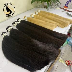 ราคาขายส่ง ผมต่อแท้เวียดนามคุณภาพสูง เกรดเรมี่ แบบเป็นมัด พร้อมเนื้อผมตรงและแบบต่อไมโครลิงค์ - Product Image 5