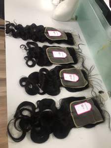 ปิดหน้าผากน้ำหยักมือผูกที่มีคุณภาพสูงเวียดนามมนุษย์เวอร์จินผมในราคาขายส่ง - Product Image 3