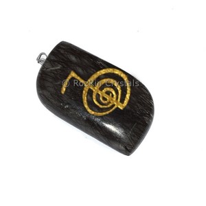 ผู้จัดจำหน่ายของสีดำ Rutile Choko เรกิจี้: สีดำ Rutile Choko เรกิจี้สำหรับขาย - Product Image 1