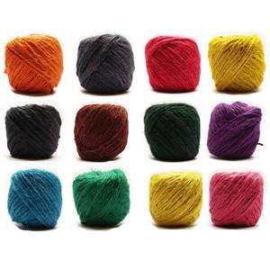 Hilo de yute colorido, colores personalizados, la mejor calidad, 100% - Product Image 5