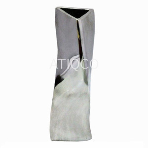 Nuevo florero de Metal de aluminio único pulido de espejo último y elegante diseño florero de Metal | Florero de hierro más vendido - Product Image 6