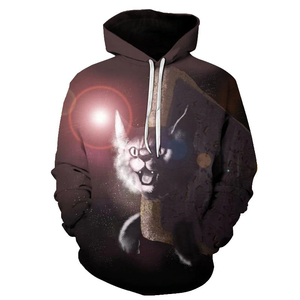 Sweat à capuche pour homme en polaire de coton et polyester, imprimé par sublimation, motif personnalisé brodé et gaufré, collection hiver, best-seller - Product Image 3