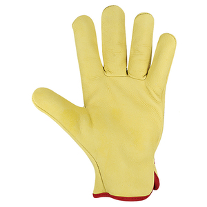 Gants de conduite en cuir de vache fendu personnalisés de meilleure qualité unisexe Gants de sécurité en cuir PU véritable pour motos et motards - Product Image 3