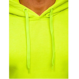 Sweat à capuche pull-over avec logo personnalisé de haute qualité pour hommes en coton polyester OEM conçu pour la saison d'hiver Techniques de teinture unie - Product Image 4