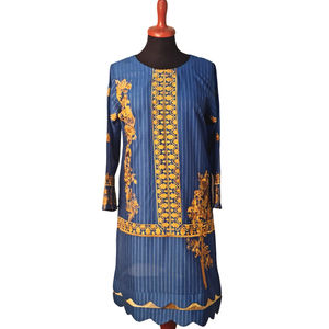 Fil de gazon Masoori de haute qualité Kurti-Kurtis avec travail de motif - Product Image 1