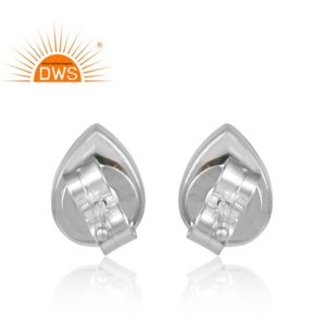 Arizona <b>Turquoise</b> Gemstone <b>Earrings</b> Sterling Silver Pear Shaped <b>Stud</b> <b>Earrings</b> Supplier Classic Collection - Product Image 3