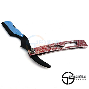 Maquinilla de afeitar recta de calidad 3Pro diseñada para uso profesional, construcción de acero inoxidable, diseño ligero y facilidad de control - Product Image 5