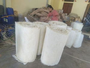 <b>RATTAN</b> WEBBING - Wholesale Natural <b>Rattan</b> Material Premium Grade <b>Rattan</b> <b>Cane</b> Webbing Rolls For Making Furniture - Product Image 5