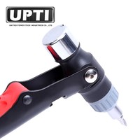 UPTI Kit de Herramientas Manuales Multifunción 15 en 1 de Alta Calidad Fabricado en Taiwán para Reparación de Bicicletas OEM DIY, con Martillo y Destornilladores, Tipo Tarjeta Deslizante