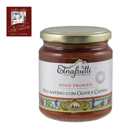280グラムSpicy醤油オリーブとCapers Giuseppe Verdi Selection Italian Mediterranean Sauce MadeでItaly