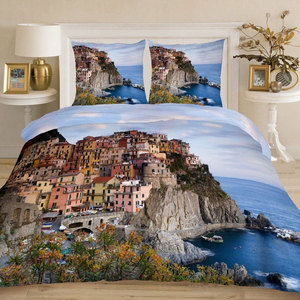 Thiên Hà Vũ Trụ Mô Hình 3D Tùy Chỉnh Bộ Đồ Giường Đặt Polyester Tấm Ga Giường - Product Image 5