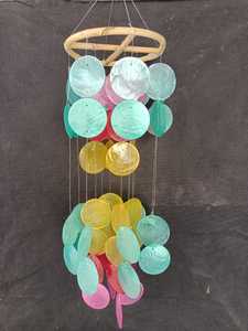 กระดิ่งเปลือกหอยตามสั่งทำด้วยมือเป็นมิตรต่อสิ่งแวดล้อมสไตล์ทะเลบ้านสีธรรมชาติขนาดกำหนดเองได้ - Product Image 5