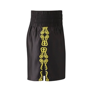 Short Boxing Shorts Black with Embroidered Designs High Quality MMA <b>Box</b> Fight Champions Shorts on <b>Cheap</b> Prices - Product Image 2