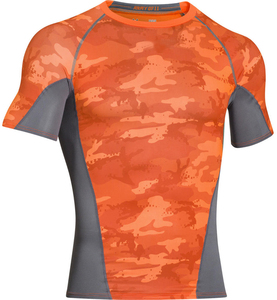 เสื้อรัดรูปแขนสั้นใส่เล่นกีฬาฟิตเนส - Product Image 1