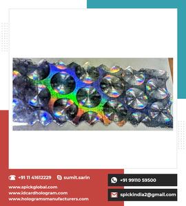 Etiquetas holográficas de seguridad personalizadas con logotipo adhesivo PET de número de serie genuino impreso para solución de seguridad de frutas - Product Image 2