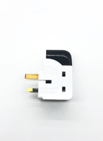 Adaptor Steker Listrik UK BS 1363/3 Bersertifikat CB GCC/G-Mark Sensor Sentuh 3 Tingkat Kecerahan Lampu Malam LED 13A Steker Lengkap