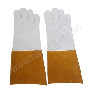 ราคาถูกอัตราวัวหนังเชื่อมอาร์กอนถุงมือสำหรับขาย - Product Image 1