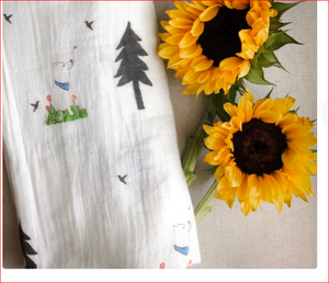 Baby Wrap <b>Blanket</b> 100% Organic Cotton <b>Muslin</b> Baby <b>Swaddle</b> <b>Blanket</b> - Product Image 1