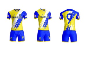 Низкий минимальный заказ, сублимационная индивидуальная Футбольная форма, изготовленная из высококачественной полиэфирной ткани - Product Image 4