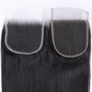 Trama de cabello humano Remy 100% transparente HD de 8 pulgadas al por mayor nuevo HD fino suizo 100% cierre frontal de encaje virgen cutícula alineada - Product Image 1