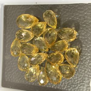 อัญมณีสีเหลืองมะนาวเจียระไนจากธรรมชาติที่มีคุณภาพสูงเครื่องประดับเพชรสีเหลืองแบบหลวมทำจากการรับรอง IGI GIA ขนาด9มม. 20มม. - Product Image 5