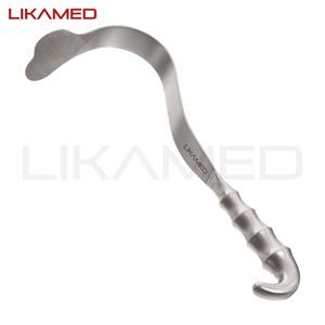 LIKAMED Harrington Splanchnic Retractor Hoja flexible Extremo ligeramente en forma de corazón Alemán Inoxidable - Product Image 4