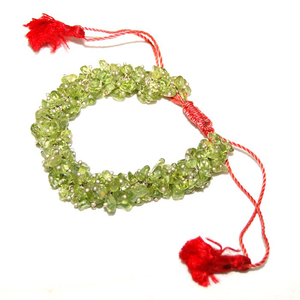 Wholesaler of Peridot Hand Made Chips <b>Bracelets</b> : Peridot Hand Made Chips <b>Bracelets</b> for Sale - Product Image 1