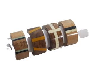 Anneau de serviette en résine incrustée pour Restaurant, anneau de serviette de mariage, accessoires de cuisine de noël, napperons - Product Image 5