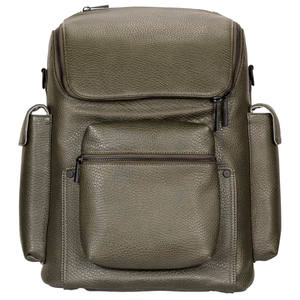 2020 nueva mochila de pañales de cuero PU personalizada grande e impermeable bolsa de moda para bebés de alta calidad con precio barato - Product Image 5