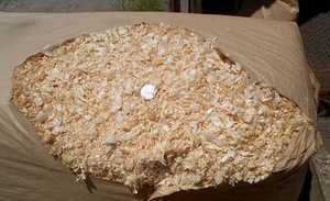 Bloques de residuos agrícolas al por mayor, mezcla de virutas de madera y aserrín - Product Image 5