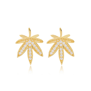 Boucles d'oreilles minimalistes en forme de feuille, pendentifs épais, breloque, Design minimaliste, vente en gros, bijoux en argent Sterling 925 - Product Image 1