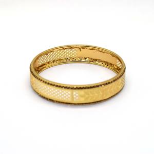 Bracelet jonc d'amour en plaqué or fait à la main pour femmes, tenue de fête de mariage, meilleur cadeau, conception religieuse ethnique classique - Product Image 4