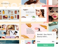 Software profesional de diseño de sitios web Hair Spa Saloon Con envío en línea y servicios de marketing digital incluidos Beauty Company