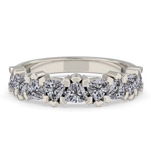 Bijoux fins bague de fiançailles de mariage en diamant blanc 10K 14K 18K bijoux en diamant bague de bijoux en diamant blanc - Product Image 4