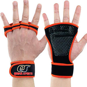 Guantes de entrenamiento de medio Dedo de piel de vaca de alta resistencia Acolchado grueso para levantamiento de pesas Gimnasio y ciclismo para uso deportivo - Product Image 6