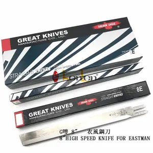 BEST SELLING KENLEN Hong Kong Sole Agent GOLDEN EAGLE Brand 8" High Speed Knife For Eastman Industrial Sewing Machine Spare Par