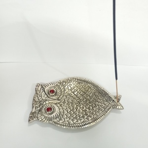 Arrivée fraîche vente chaude porte-bâton d'encens en laiton en gros brûleur d'encens en laiton doré brûleur d'encens Antique en laiton - Product Image 6