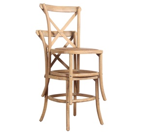 Silla de Comedor de Madera Estilo Granja con Respaldo Cruzado ERICSSON, W480*D520*H890mm, OEM, en Embalaje Estándar - Product Image 4